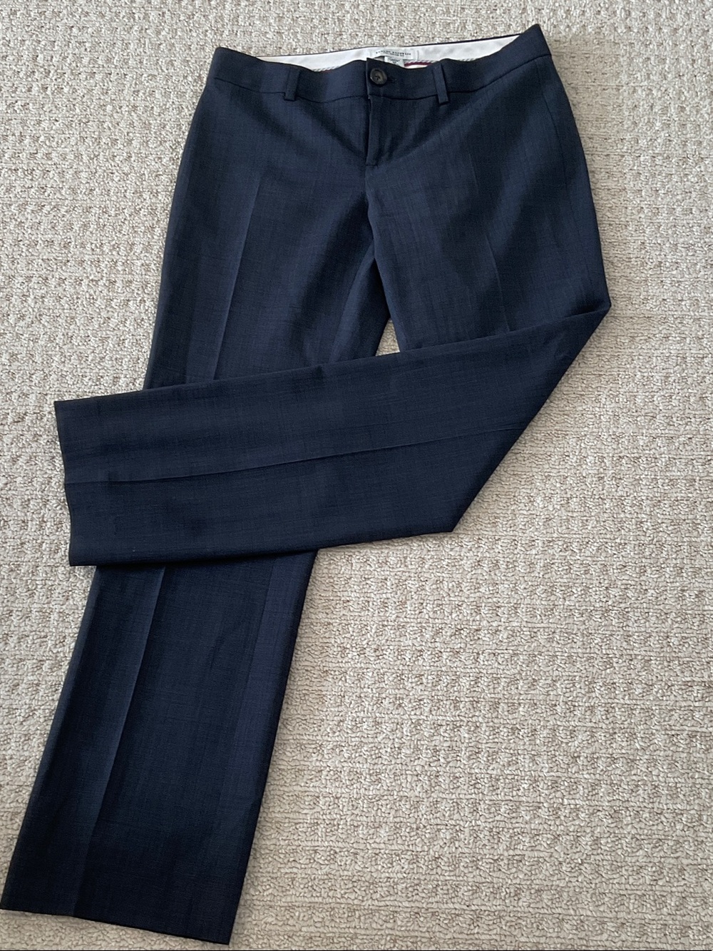 Banana Republic NAVY blue Sloan fit pants size P4 VGUC